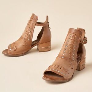 A.S.98 Tan Leather Sandals